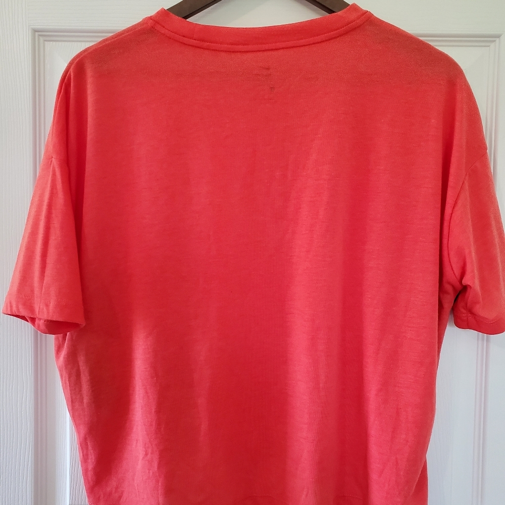 Nike Womens Pro Dri FIT Stripe Cropped Training T-Shirt